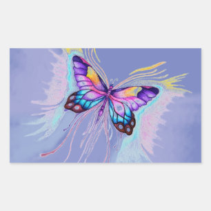 Beautiful Butterfly Rectangular Sticker