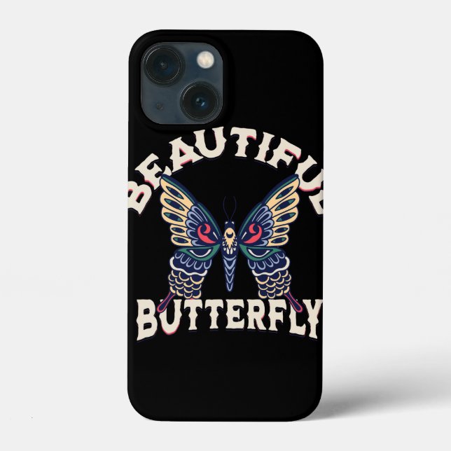 beautiful-butterfly-retro-vector-art-illustration- Case-Mate iPhone case (Back)