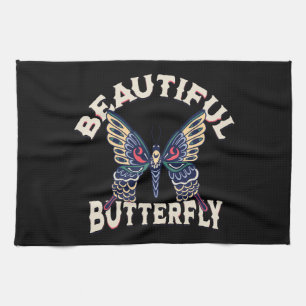 beautiful-butterfly-retro-vector-art-illustration- tea towel