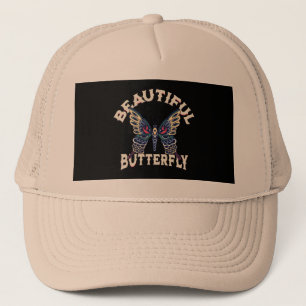 beautiful-butterfly-retro-vector-art-illustration- trucker hat