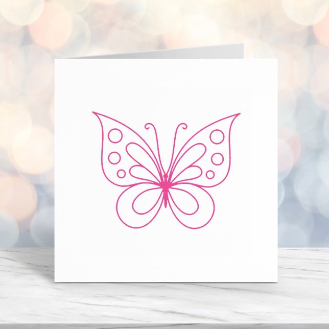 Beautiful Butterfly Self-inking Stamp (Creator Uploaded)