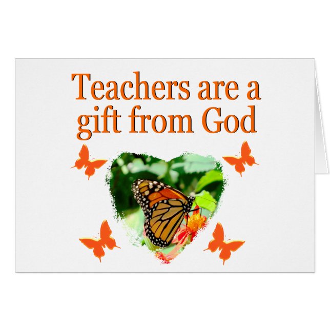 BEAUTIFUL BUTTERFLY TEACHERS PRAYER DESIGN (Front Horizontal)