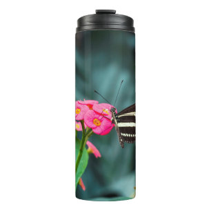 Beautiful butterfly thermal tumbler