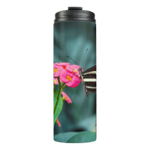 Beautiful butterfly  thermal tumbler