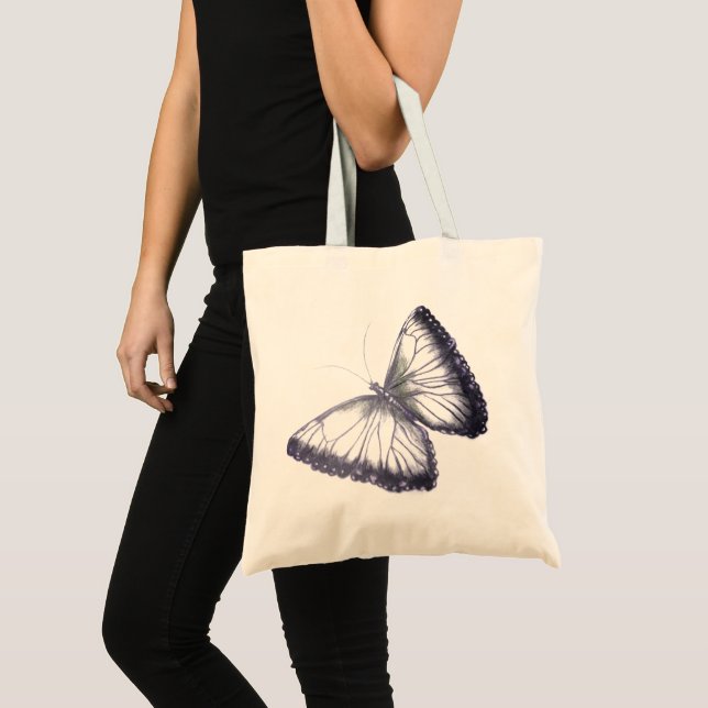 Beautiful Butterfly Tote Bag (Front (Product))