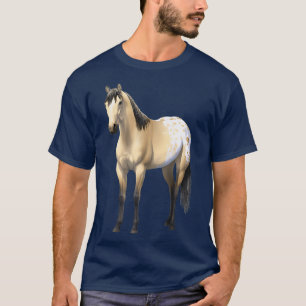 Beautiful Buttermilk Buckskin Appaloosa Horse T-Shirt