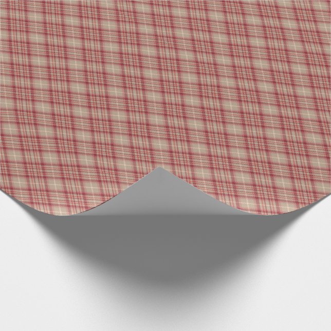 Beautiful Cabin Christmas Wrapping Paper (Corner)