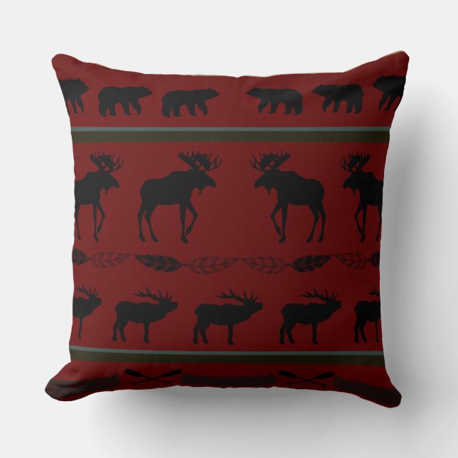 Beautiful Cabin Pillow by Leslie Harlow (Front)