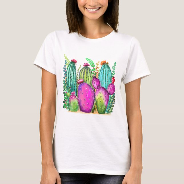 Beautiful Cactus T-Shirt (Front)