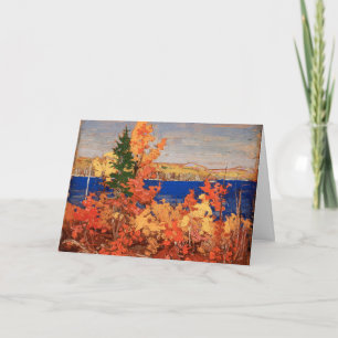 Beautiful Canadian Art Autumn Foliage Tom Thomson Card