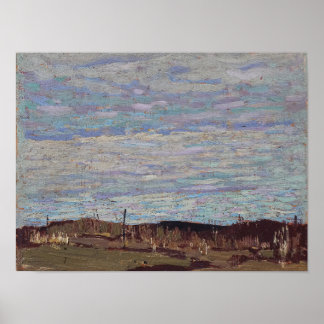Beautiful Canadian Tom Thomson Landscape Painting Poster