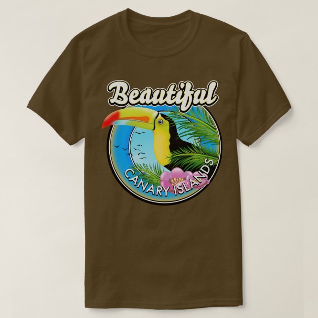 Beautiful Canary islands T-Shirt (Design Front)