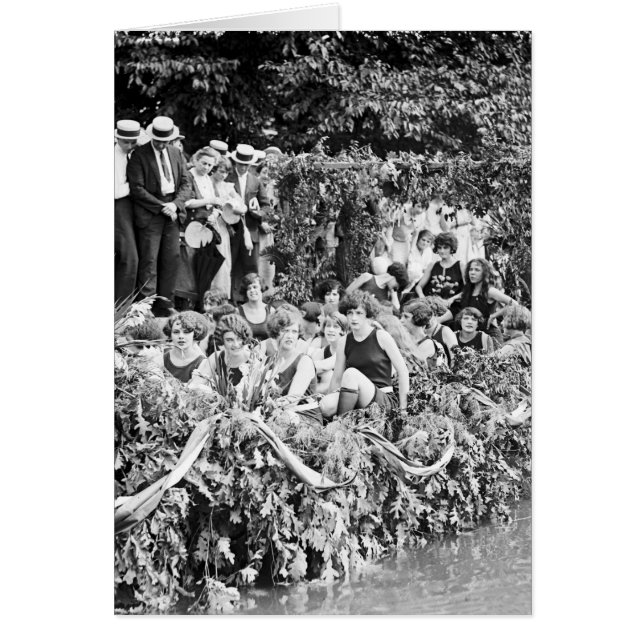 Beautiful Canoe Girls, 1924 (Front)