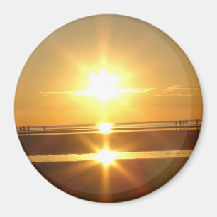 Beautiful Cape Cod Ocean Sunset Photo Magnet