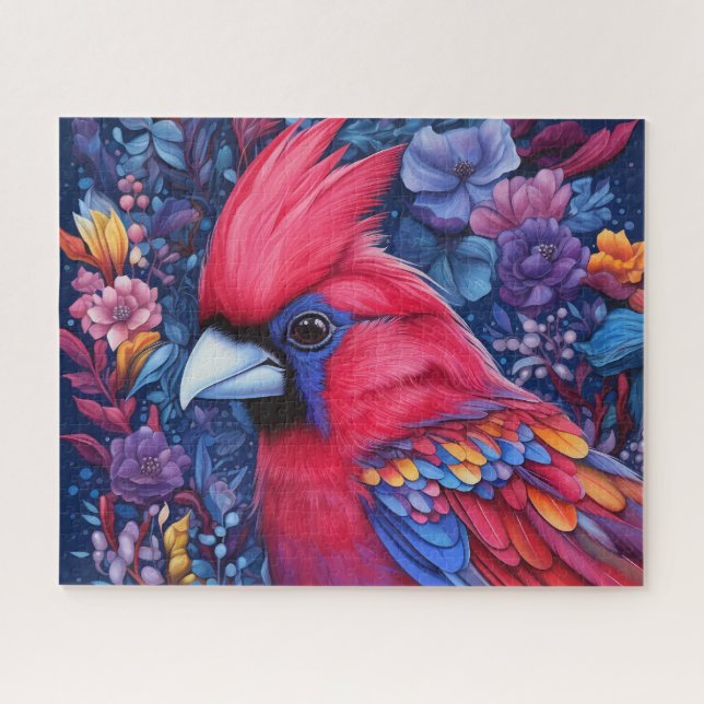 Beautiful Cardinal Bird Jigsaw Puzzle (Horizontal)