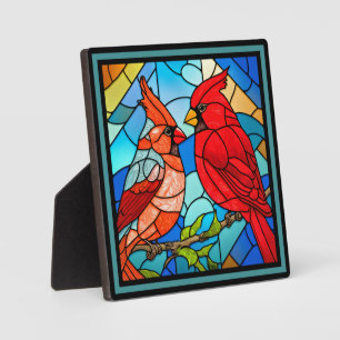 Beautiful Cardinal Red Bird  Plaque