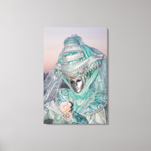 Beautiful Carnival Costume, Venice Canvas Print