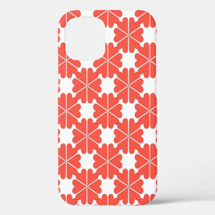 Beautiful cartoon greeting card with colourful flo iPhone 12 case
