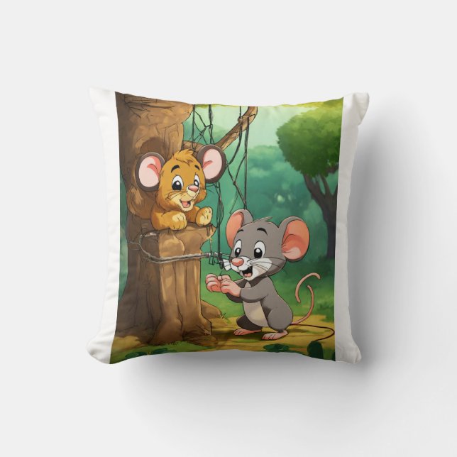 Beautiful cartoonist Pillow (Front)