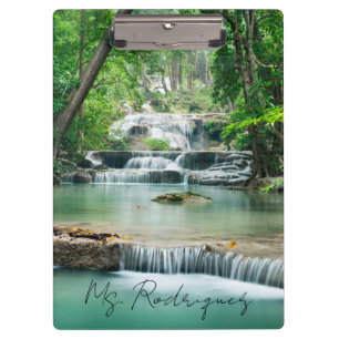 Beautiful Cascading Waterfall Clipboard