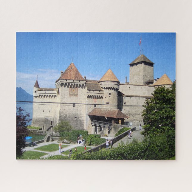 Beautiful Castle Chillon Jigsaw Puzzle (Horizontal)