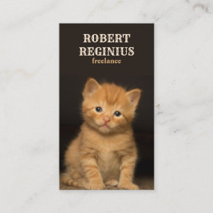 Beautiful Cat Business Card