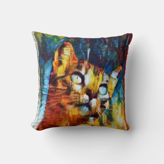 Beautiful Cat Cushion (Front)