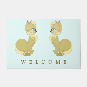 Beautiful Cat Doormat - Customisable