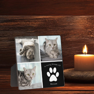 Beautiful Cat Memorial Custom Pet Keepsake Photo Plaque
