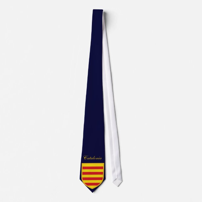 Beautiful Catalonia Flag Tie (Front)