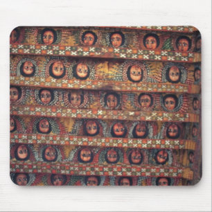 Beautiful Ceiling of Debre Birhan Selassie Church Mouse Pad