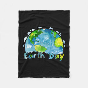 Beautiful Celebrate Earth Day - Environmental - Ea Fleece Blanket