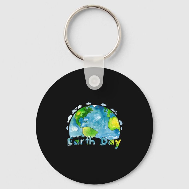 Beautiful Celebrate Earth Day - Environmental - Ea Key Ring (Front)