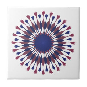 Beautiful Ceramic Lotus  Flower Tile