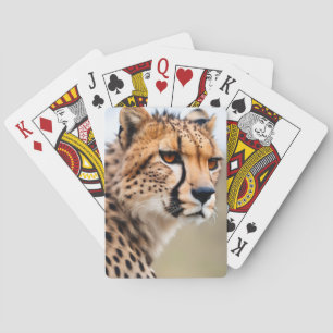 Beautiful Cheetah Playing Cards