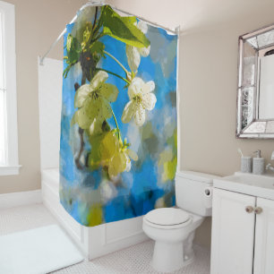 Beautiful Cherry Blossoms Shower Curtain