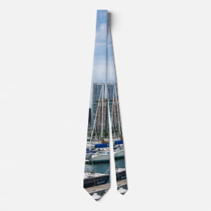 Beautiful Chicago Harbour Neck Tie