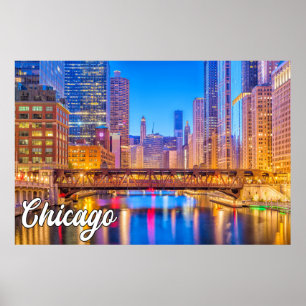 Beautiful Chicago, Illinois, United States Poster