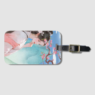 Beautiful Chinese Woman  Luggage Tag