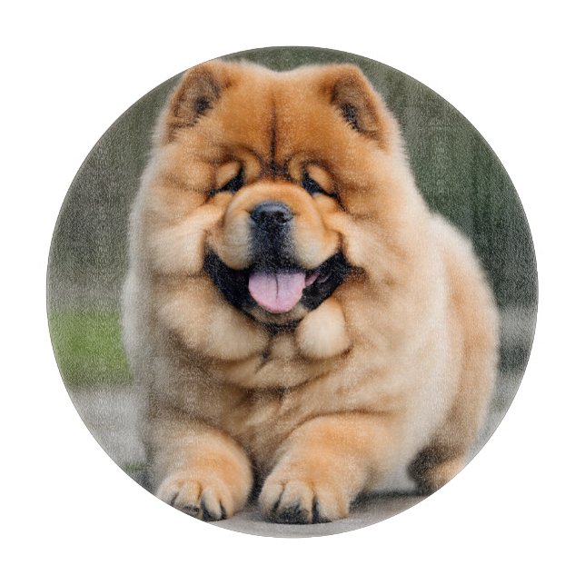 Beautiful Chow Chow Cutting Board (Front)