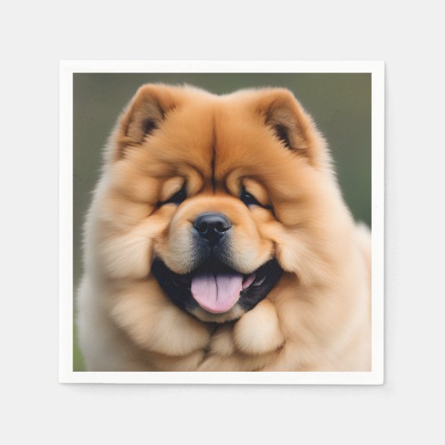 Beautiful Chow Chow Napkin (Front)