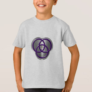 Beautiful Christian Trinity Rings with Cross T-Shirt