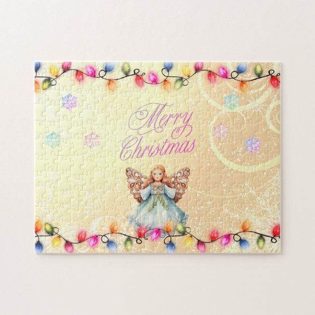Beautiful Christmas angel Puzzle (Horizontal)