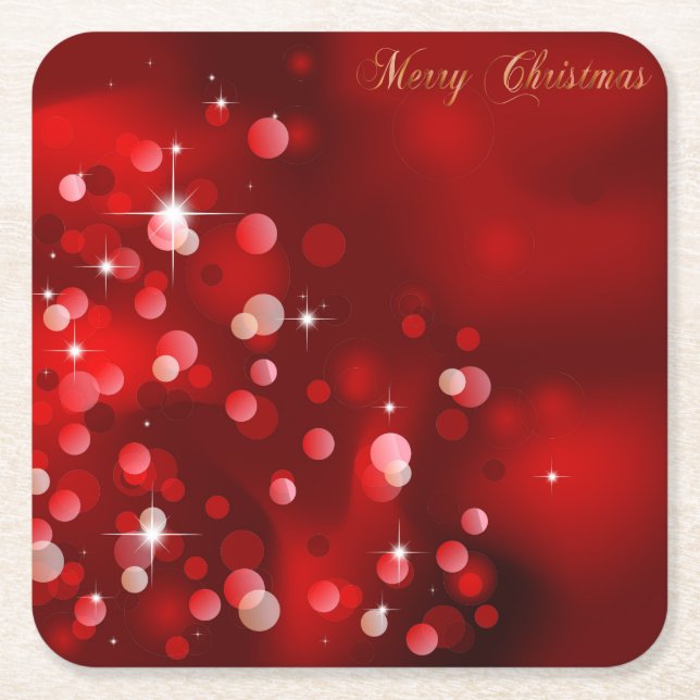 Beautiful Christmas/Holiday Coaster Set (Front)
