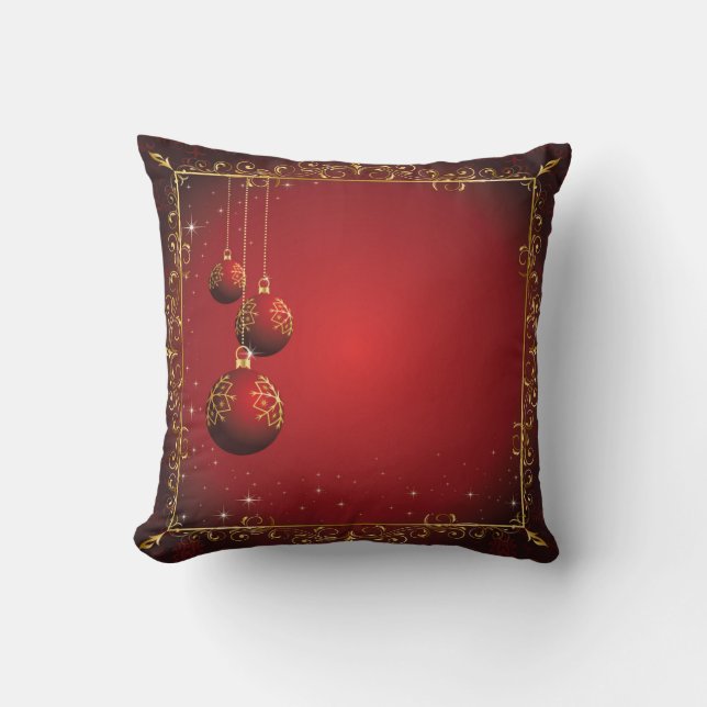 Beautiful Christmas/Holiday Throw Pillow (Front)