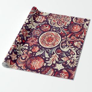 Beautiful Christmas Motifs 2 Wrapping Paper