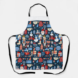 beautiful Christmas pattern Apron