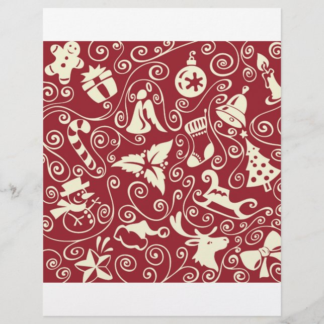 Beautiful Christmas Pattern Flyer (Front)