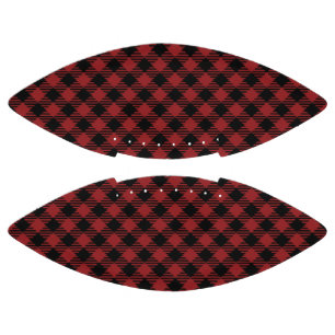 Beautiful Christmas Red Buffalo Plaid Football