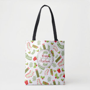 Beautiful Christmas Script Gifts Tote Bag